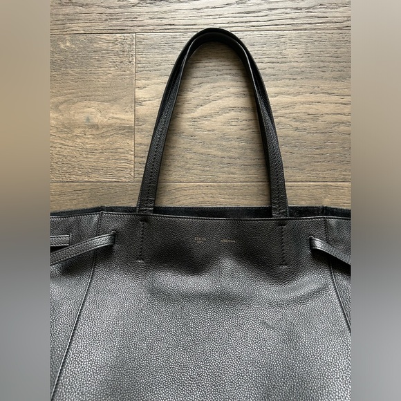 Celine Cabas Phantom Tote, Black Leather, Size Large - Picture 4 of 12